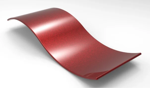 Clear Blaze Red