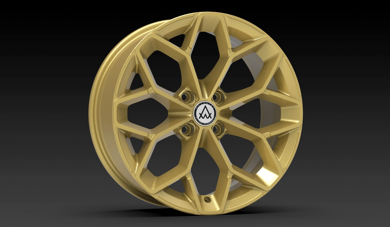 Fp Wheel Fp Clear Radiant Gold Alloy Wheels | Black Widow Q Series