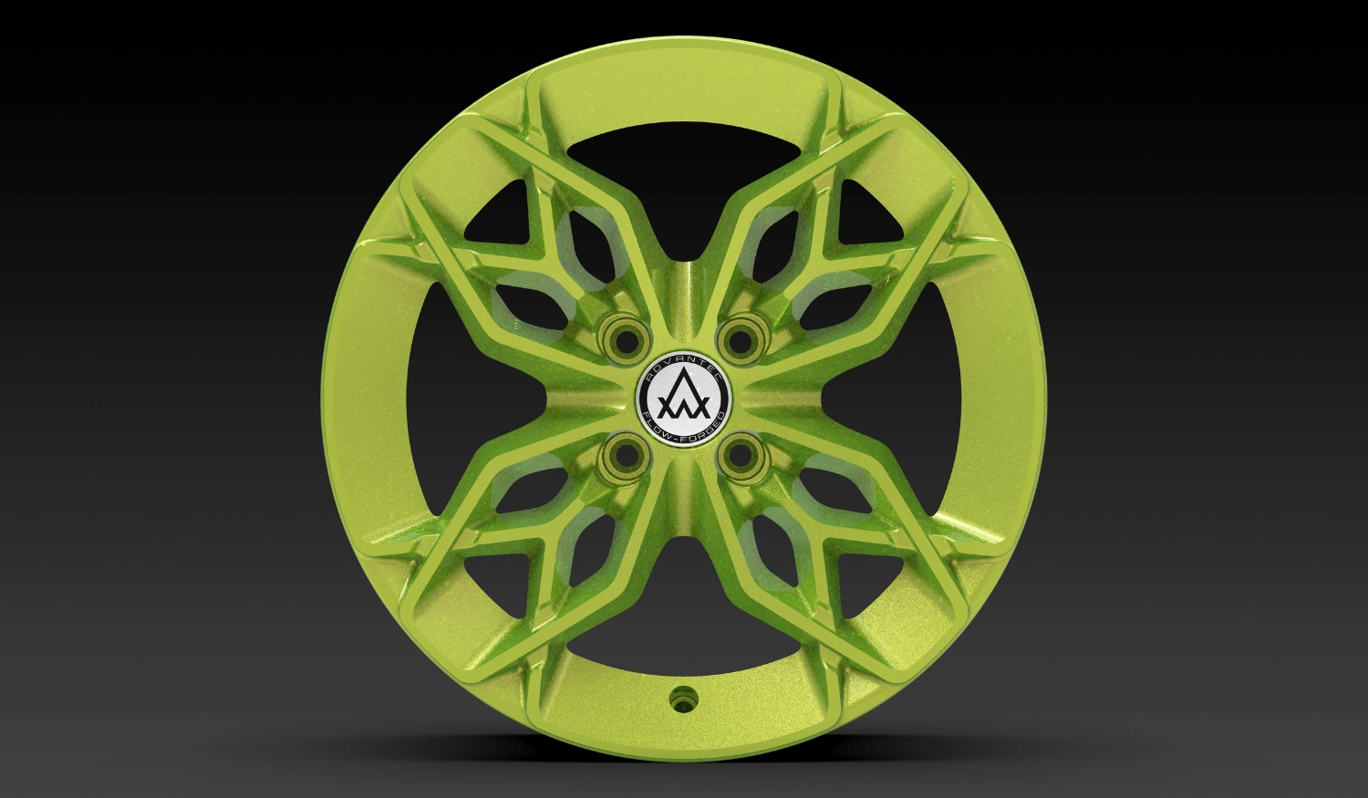 Fp Wheel Fp Clear Electric Lime Alloy Wheels - Sapphire Q Series
