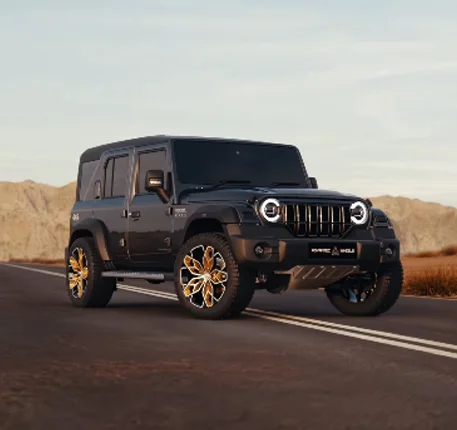 front wheel blue vintage sedan