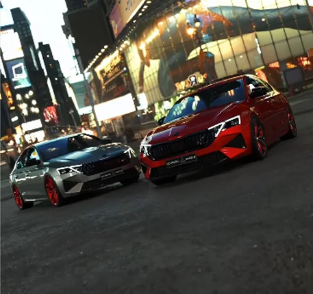 front wheel blue vintage sedan